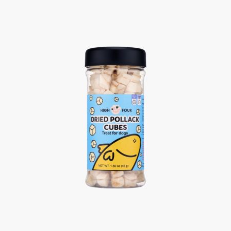 High Four Dried Pollack Cubes for Dogs & Cats