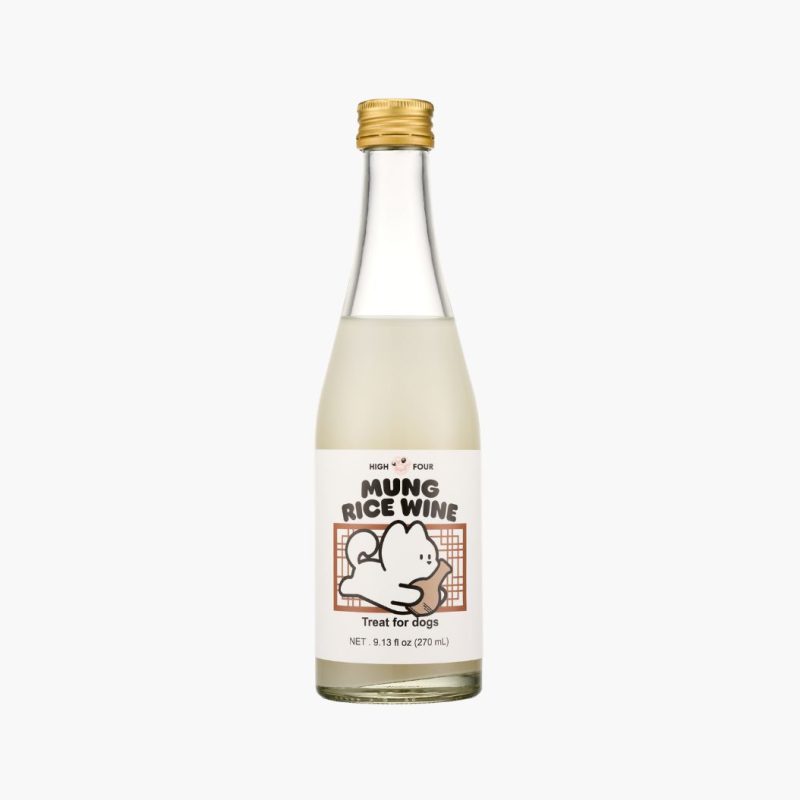 High Four Mung Rice Wine for Dogs – Non-Alcoholic Korean Dog Makgeolli (270ml)