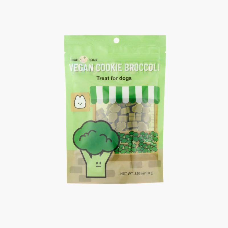 Vegan Treats – Broccoli [Vegan Pet Cookies, 100g]
