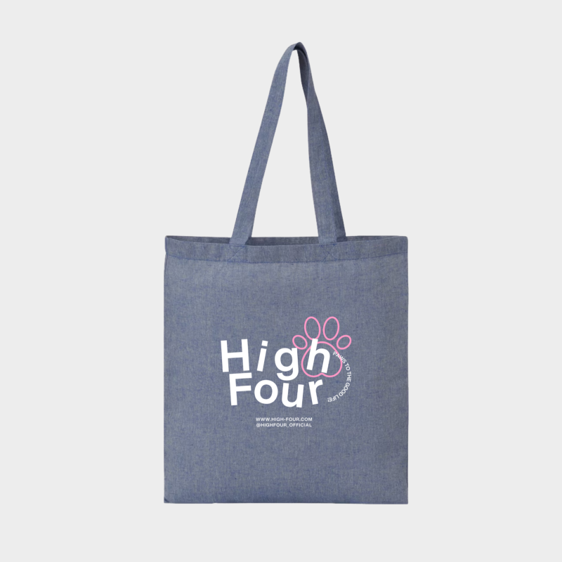 PINK PAWS TO THE GOOD LIFE! TOTE BAG